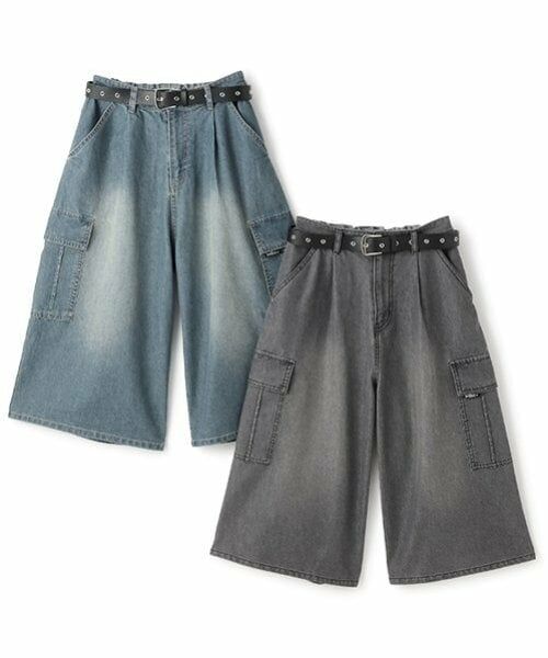 pom ponette junior / ポンポネット ジュニア ショート・ハーフ・半端丈パンツ | 【ニコ☆プチ掲載】デニムハーフパンツ | 詳細9