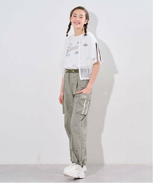 pom ponette junior / ポンポネット ジュニア ショート・ハーフ・半端丈パンツ | 【Cuugal掲載】【撥水】ウエストリブカーゴパンツ | 詳細21