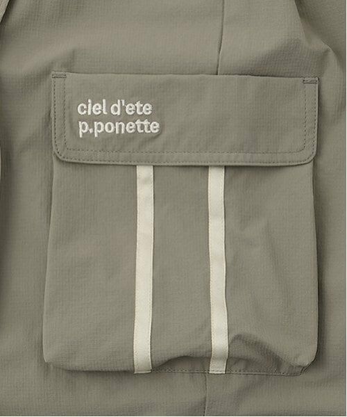 pom ponette junior / ポンポネット ジュニア ショート・ハーフ・半端丈パンツ | 【Cuugal掲載】【撥水】ウエストリブカーゴパンツ | 詳細5