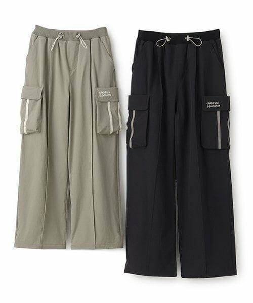 pom ponette junior / ポンポネット ジュニア ショート・ハーフ・半端丈パンツ | 【Cuugal掲載】【撥水】ウエストリブカーゴパンツ | 詳細9
