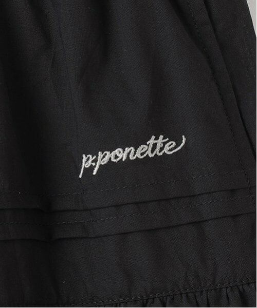 pom ponette junior / ポンポネット ジュニア ショート・ハーフ・半端丈パンツ | コットンレースティアードスカパン | 詳細5