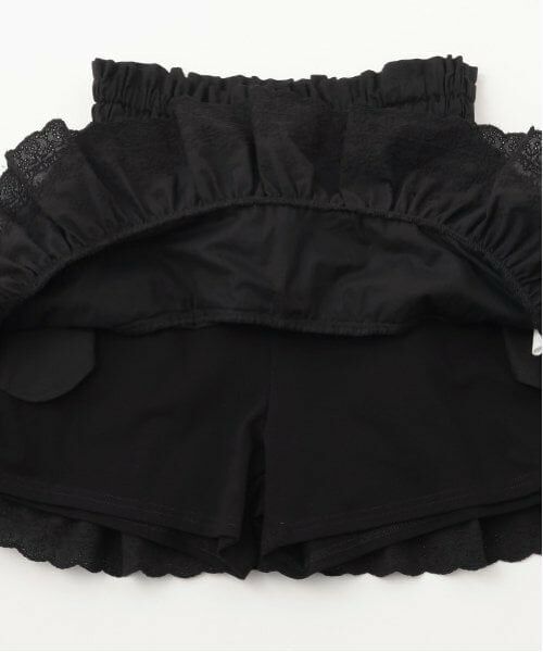 pom ponette junior / ポンポネット ジュニア ショート・ハーフ・半端丈パンツ | コットンレースティアードスカパン | 詳細7