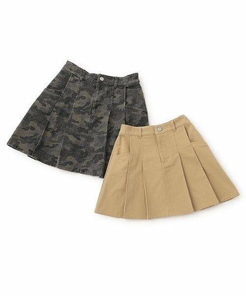 pom ponette junior / ポンポネット ジュニア ミニ・ひざ丈スカート | タックスカート×インパンセット | 詳細8