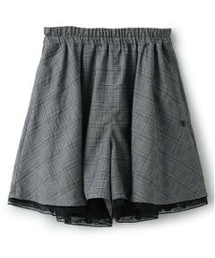 pom ponette junior / ポンポネット ジュニア ショート・ハーフ・半端丈パンツ | 裾レースキュロット