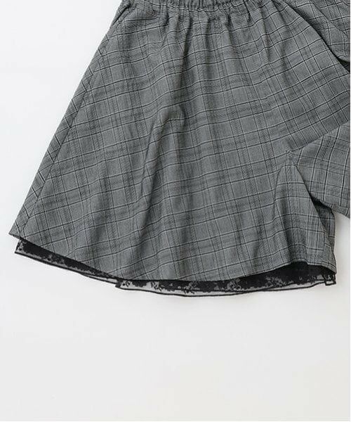 pom ponette junior / ポンポネット ジュニア ショート・ハーフ・半端丈パンツ | 裾レースキュロット | 詳細6