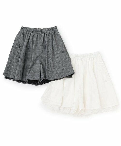pom ponette junior / ポンポネット ジュニア ショート・ハーフ・半端丈パンツ | 裾レースキュロット | 詳細9
