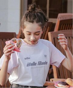 pom ponette junior / ポンポネット ジュニア Tシャツ | 【ニコ☆プチ掲載】【防汚加工】ラグランTシャツ