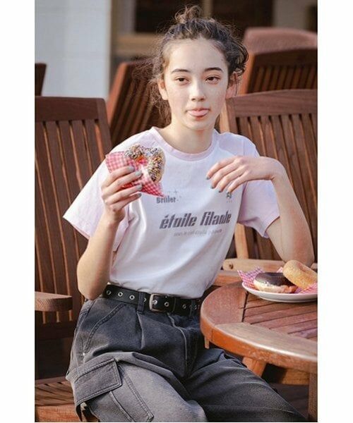 pom ponette junior / ポンポネット ジュニア Tシャツ | 【ニコ☆プチ掲載】【防汚加工】ラグランTシャツ | 詳細13