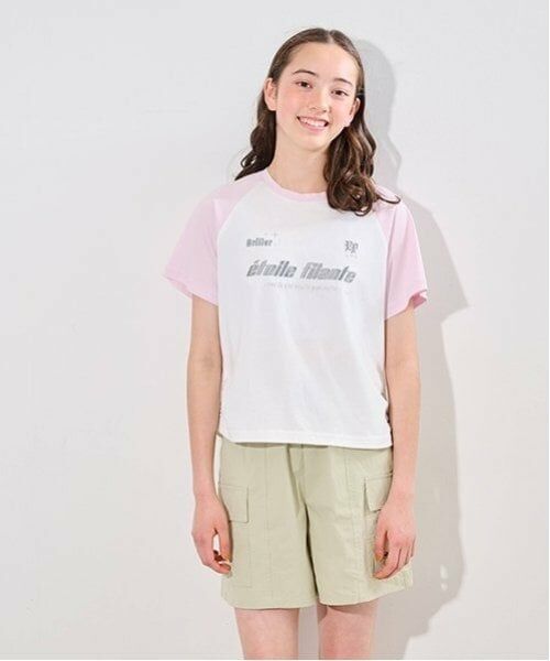 pom ponette junior / ポンポネット ジュニア Tシャツ | 【ニコ☆プチ掲載】【防汚加工】ラグランTシャツ | 詳細17