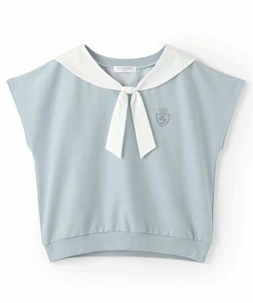 pom ponette junior / ポンポネット ジュニア Tシャツ | 【Cuugal掲載】カットデニム2WAYセーラートップス | 詳細12