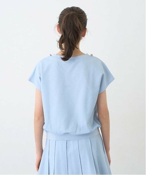 pom ponette junior / ポンポネット ジュニア Tシャツ | 【Cuugal掲載】カットデニム2WAYセーラートップス | 詳細18