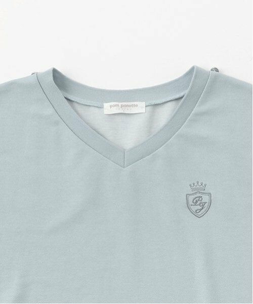 pom ponette junior / ポンポネット ジュニア Tシャツ | 【Cuugal掲載】カットデニム2WAYセーラートップス | 詳細3