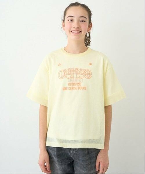pom ponette junior / ポンポネット ジュニア Tシャツ | 【ニコ☆プチ掲載】シアーニットTシャツセット | 詳細1