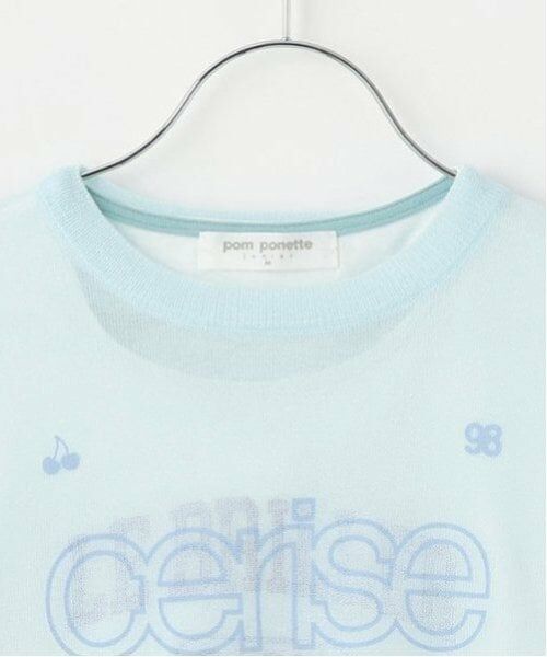 pom ponette junior / ポンポネット ジュニア Tシャツ | 【ニコ☆プチ掲載】シアーニットTシャツセット | 詳細9
