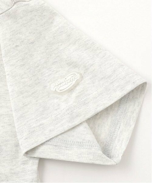 pom ponette junior / ポンポネット ジュニア Tシャツ | 【防汚加工】スキッパー衿ロゴTシャツ | 詳細6