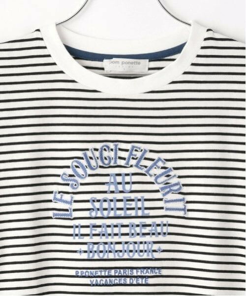 pom ponette junior / ポンポネット ジュニア Tシャツ | 【ニコ☆プチ掲載】【GOOD PRICE】【吸水速乾】半袖ロゴTシャツ | 詳細2