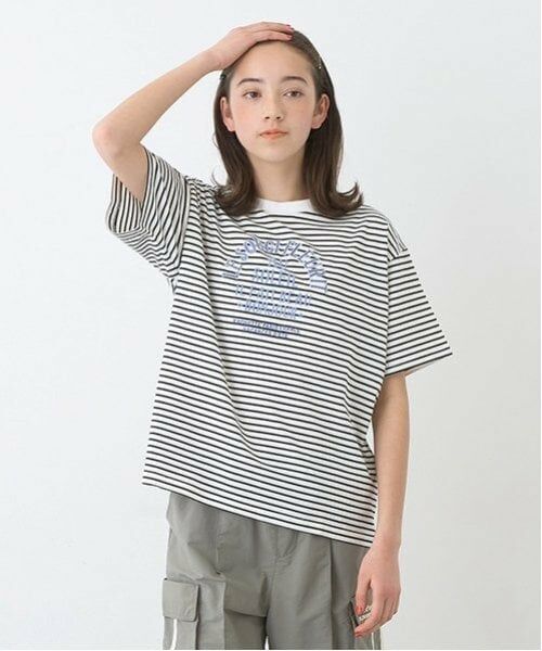 pom ponette junior / ポンポネット ジュニア Tシャツ | 【ニコ☆プチ掲載】【GOOD PRICE】【吸水速乾】半袖ロゴTシャツ（黒）