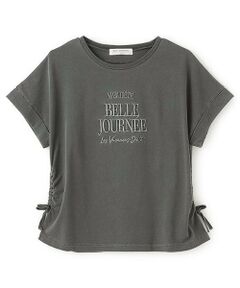 pom ponette junior / ポンポネット ジュニア Tシャツ | ピグメント加工ロゴTシャツ