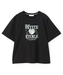 pom ponette junior / ポンポネット ジュニア Tシャツ | 【防汚加工】かすれロゴTシャツ