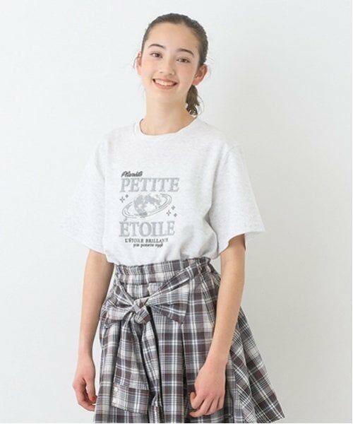 pom ponette junior / ポンポネット ジュニア Tシャツ | 【防汚加工】かすれロゴTシャツ | 詳細13