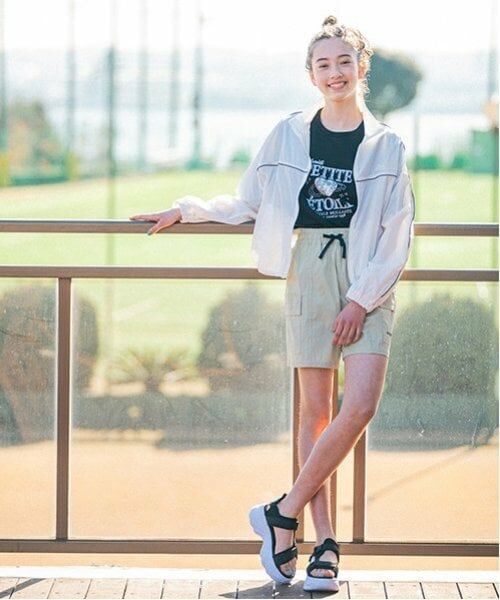 pom ponette junior / ポンポネット ジュニア Tシャツ | 【防汚加工】かすれロゴTシャツ | 詳細18