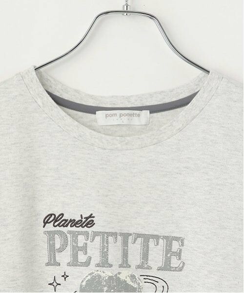 pom ponette junior / ポンポネット ジュニア Tシャツ | 【防汚加工】かすれロゴTシャツ | 詳細2