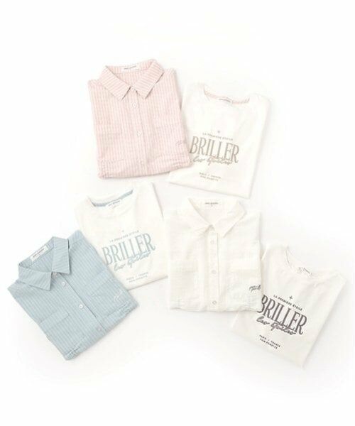 pom ponette junior / ポンポネット ジュニア シャツ・ブラウス | 【ニコ☆プチ掲載】ドロスト半袖シャツ＋Tシャツセット | 詳細11