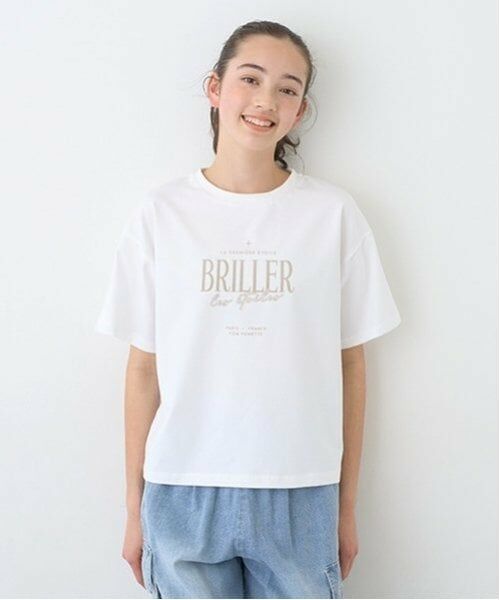 pom ponette junior / ポンポネット ジュニア シャツ・ブラウス | 【ニコ☆プチ掲載】ドロスト半袖シャツ＋Tシャツセット | 詳細19