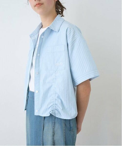 pom ponette junior / ポンポネット ジュニア シャツ・ブラウス | 【ニコ☆プチ掲載】ドロスト半袖シャツ＋Tシャツセット | 詳細22