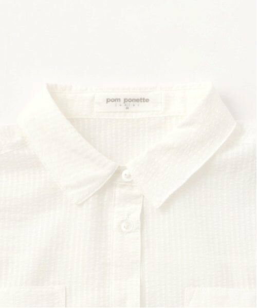 pom ponette junior / ポンポネット ジュニア シャツ・ブラウス | 【ニコ☆プチ掲載】ドロスト半袖シャツ＋Tシャツセット | 詳細3