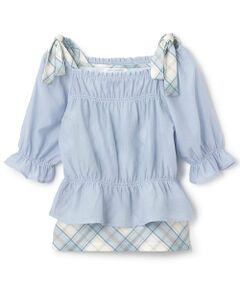 pom ponette junior / ポンポネット ジュニア シャツ・ブラウス | ショルダーリボンブラウスセット