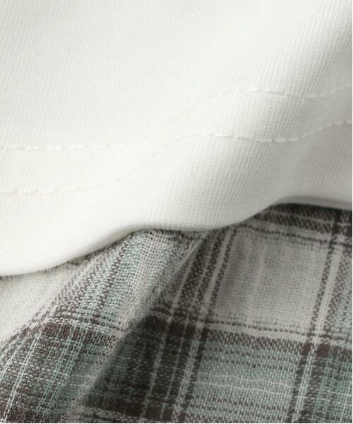 pom ponette junior / ポンポネット ジュニア その他トップス | 【機能素材】チェックビスチェ＋Tシャツセット | 詳細9