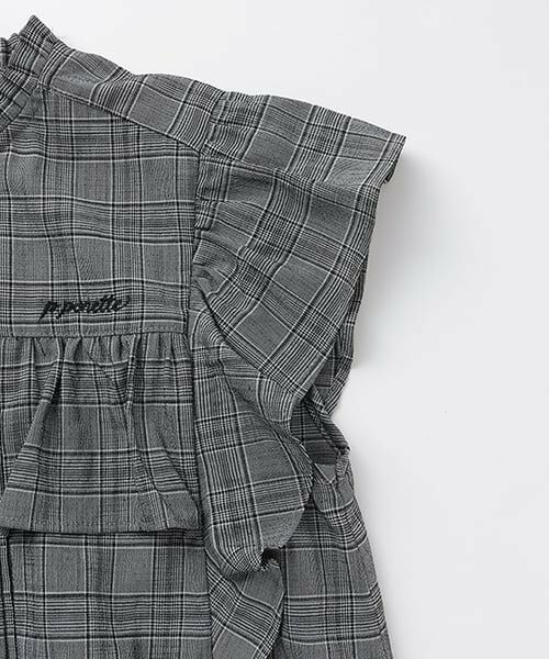 pom ponette junior / ポンポネット ジュニア シャツ・ブラウス | ラッフルスリーブブラウス | 詳細4