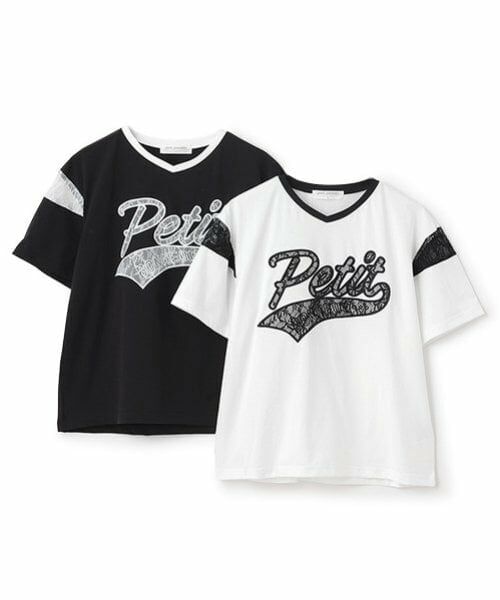 pom ponette junior / ポンポネット ジュニア Tシャツ | 【接触冷感】レースワッペンロゴ刺しゅうTシャツ | 詳細7
