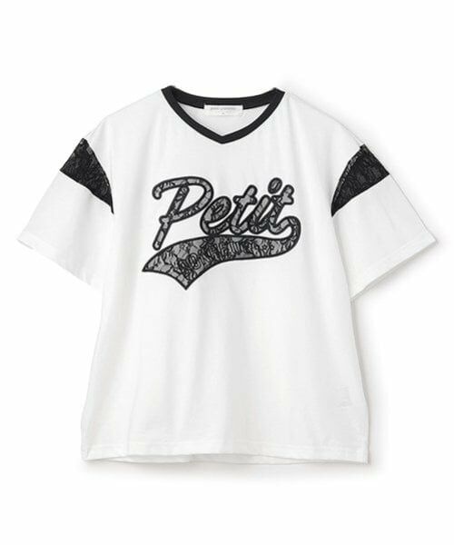pom ponette junior / ポンポネット ジュニア Tシャツ | 【接触冷感】レースワッペンロゴ刺しゅうTシャツ | 詳細9