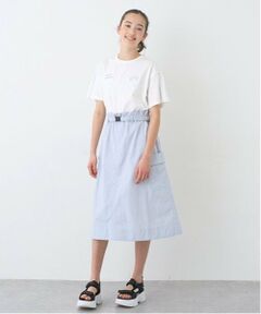 pom ponette junior / ポンポネット ジュニア ミニ丈・ひざ丈ワンピース | 【Cuugal掲載】【接触冷感/撥水/UVカット】ドッキングカーゴワンピース