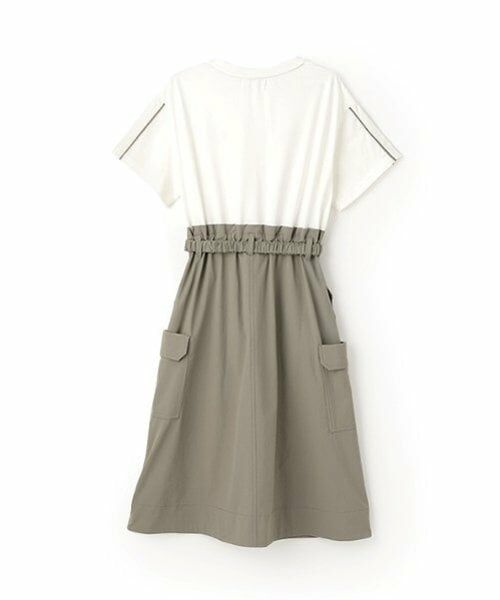 pom ponette junior / ポンポネット ジュニア ミニ丈・ひざ丈ワンピース | 【Cuugal掲載】【接触冷感/撥水/UVカット】ドッキングカーゴワンピース | 詳細1