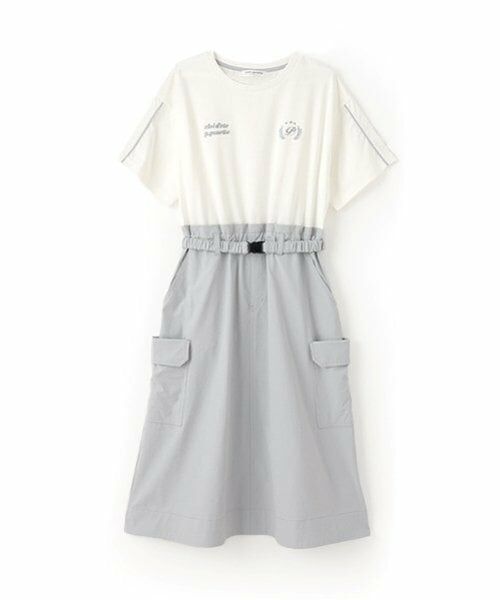 pom ponette junior / ポンポネット ジュニア ミニ丈・ひざ丈ワンピース | 【Cuugal掲載】【接触冷感/撥水/UVカット】ドッキングカーゴワンピース | 詳細17