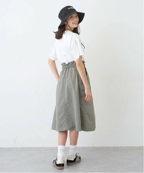 pom ponette junior / ポンポネット ジュニア ミニ丈・ひざ丈ワンピース | 【Cuugal掲載】【接触冷感/撥水/UVカット】ドッキングカーゴワンピース | 詳細20