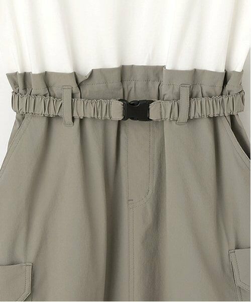 pom ponette junior / ポンポネット ジュニア ミニ丈・ひざ丈ワンピース | 【Cuugal掲載】【接触冷感/撥水/UVカット】ドッキングカーゴワンピース | 詳細8