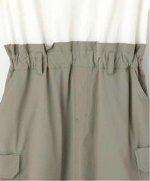 pom ponette junior / ポンポネット ジュニア ミニ丈・ひざ丈ワンピース | 【Cuugal掲載】【接触冷感/撥水/UVカット】ドッキングカーゴワンピース | 詳細9