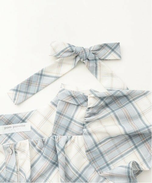 pom ponette junior / ポンポネット ジュニア ミニ丈・ひざ丈ワンピース | 【ニコ☆プチ掲載】ショルダーリボンカットワンピース | 詳細4