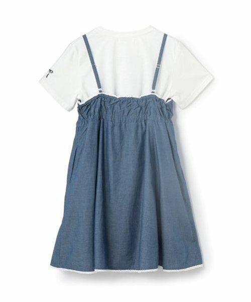 pom ponette junior / ポンポネット ジュニア ミニ丈・ひざ丈ワンピース | 【Cuugal掲載】キャミワンピース＋Tシャツセット | 詳細1