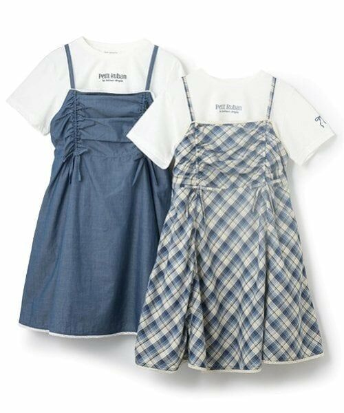 pom ponette junior / ポンポネット ジュニア ミニ丈・ひざ丈ワンピース | 【Cuugal掲載】キャミワンピース＋Tシャツセット | 詳細19
