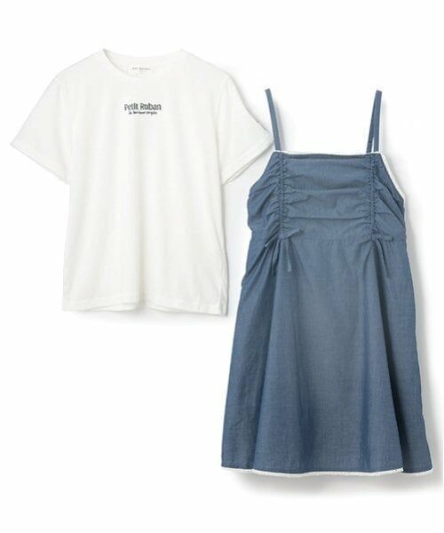 pom ponette junior / ポンポネット ジュニア ミニ丈・ひざ丈ワンピース | 【Cuugal掲載】キャミワンピース＋Tシャツセット | 詳細2