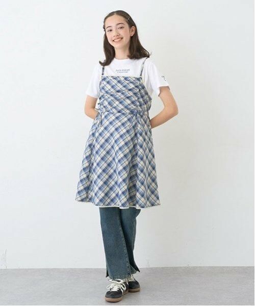 pom ponette junior / ポンポネット ジュニア ミニ丈・ひざ丈ワンピース | 【Cuugal掲載】キャミワンピース＋Tシャツセット | 詳細26