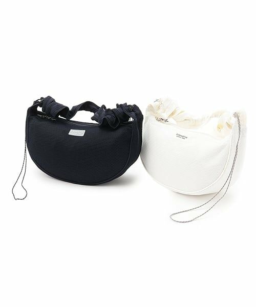pom ponette junior / ポンポネット ジュニア ショルダーバッグ | ギャザーショルダーハーフムーンバッグ | 詳細10