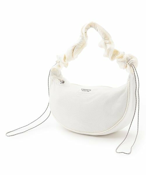 pom ponette junior / ポンポネット ジュニア ショルダーバッグ | ギャザーショルダーハーフムーンバッグ | 詳細12