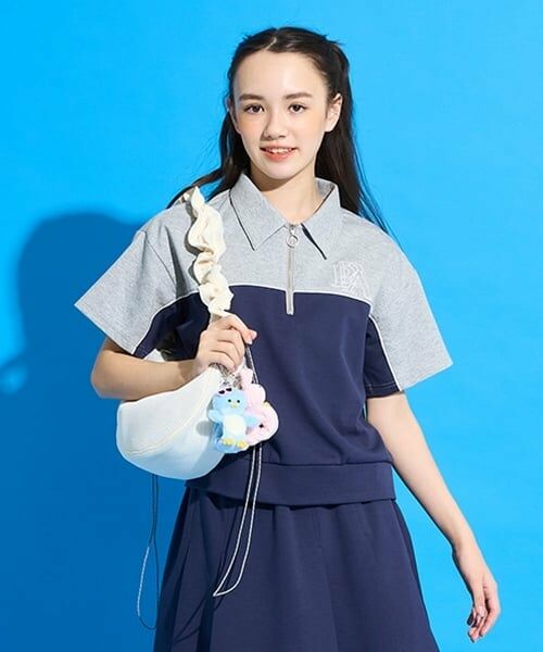 pom ponette junior / ポンポネット ジュニア ショルダーバッグ | ギャザーショルダーハーフムーンバッグ | 詳細14