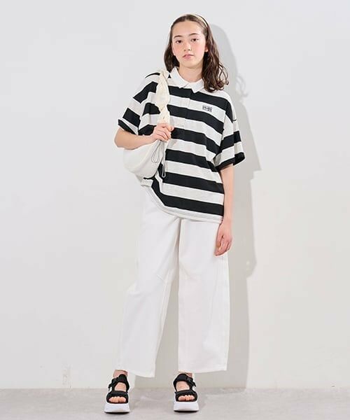 pom ponette junior / ポンポネット ジュニア ショルダーバッグ | ギャザーショルダーハーフムーンバッグ | 詳細25